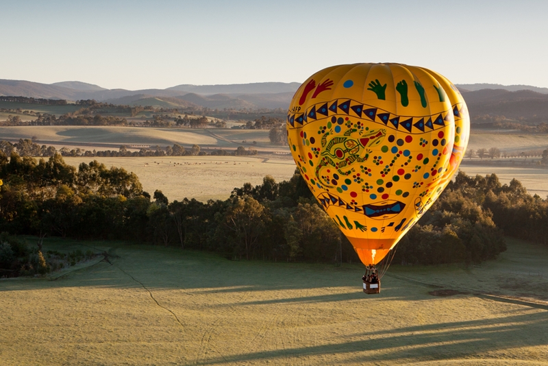 Make the moment unforgettable and ask the love of your life to marry you over the Yarra Valley.